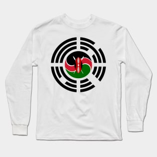 Kenyan Korean Multinational Patriot Flag Series Long Sleeve T-Shirt